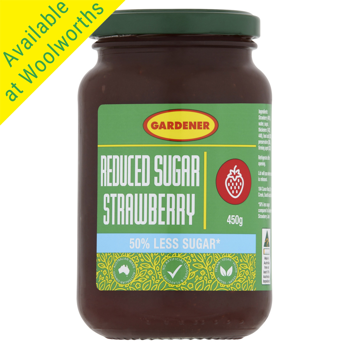 Gardener Reduced Sugar Strawberry Jam